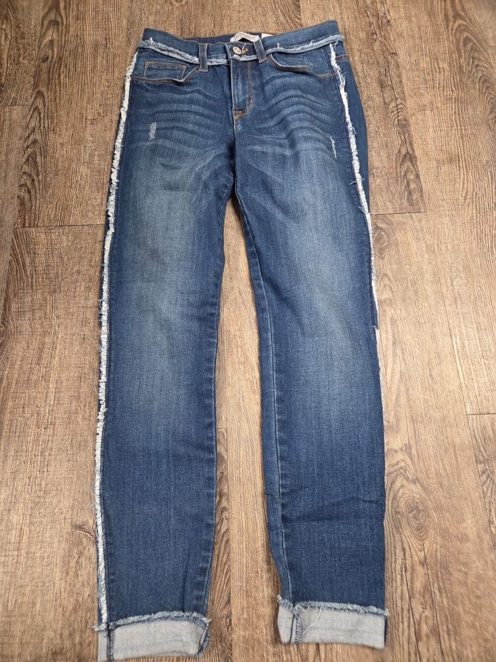 Judy Blue High-Waist Tummy Control Skinny Jeans Dark Wash Stretch 5/27